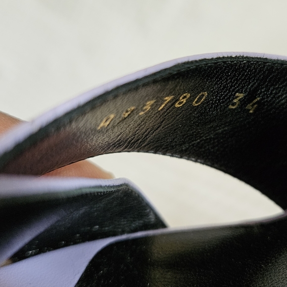 NDS Women's SI Rossi Purple Leather Sandals Pump Heels Size 4.5 US - Picture 14 of 16